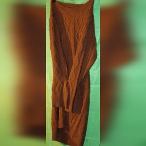 Backless Sweater Dress Shein 3xl